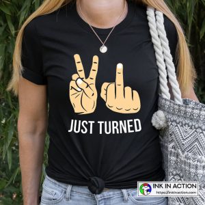 Just Turned 21 For 21st Birthday Party 21st Birthday Gifts For Daughter T Shirt